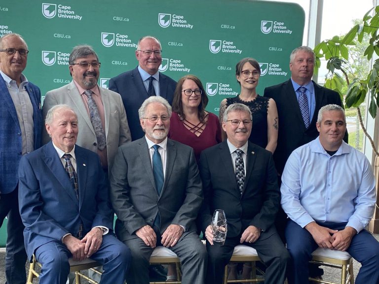Cape Breton Island Building and Construction Trades Council and their Unionized Contractors induction into the Cape Breton Regional Chamber of Commerce’s Hall of Fame.
